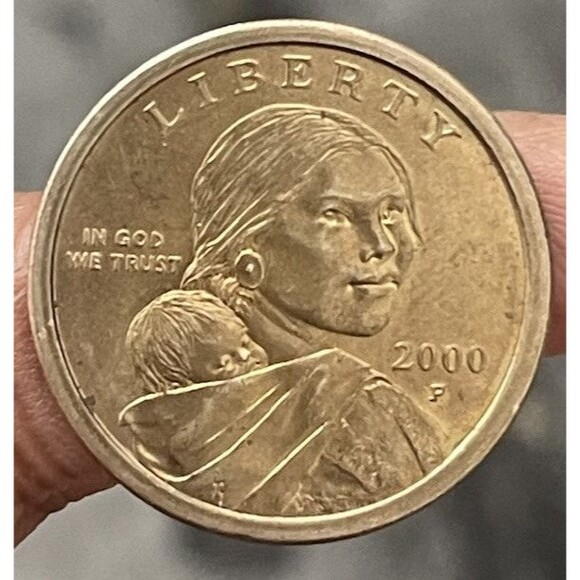 2000-P $1  Eagle  Sacagawea Dollar - Picture 4 of 5